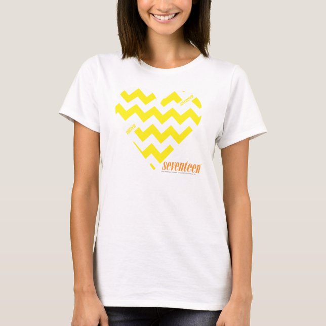 Sicksackgult 4 t-shirt (Framsida)