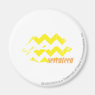 Sicksackgult Magnet