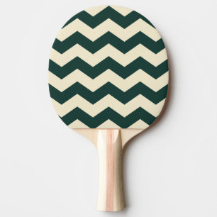 Sicksackig randig salvia grön färg pingisracket