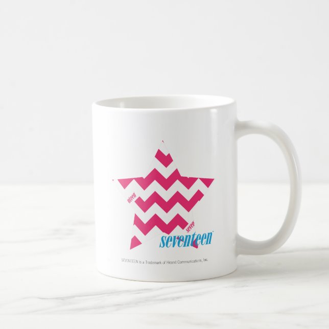 Sicksackmagenta 2 kaffemugg (Höger)