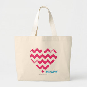 Sicksackmagenta 3 jumbo tygkasse