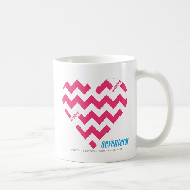 Sicksackmagenta 3 kaffemugg (Höger)
