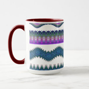 Sicksackmönster kaffemugg