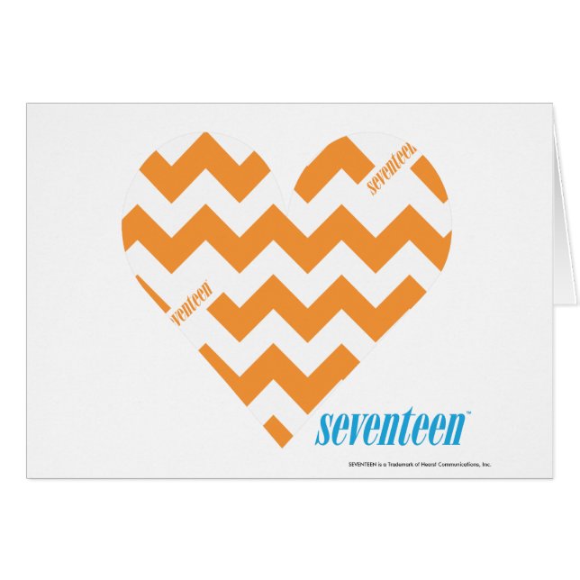 Sicksackorange 2 hälsningskort (Framsidan Horizontal)