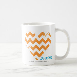 Sicksackorange 2 kaffemugg