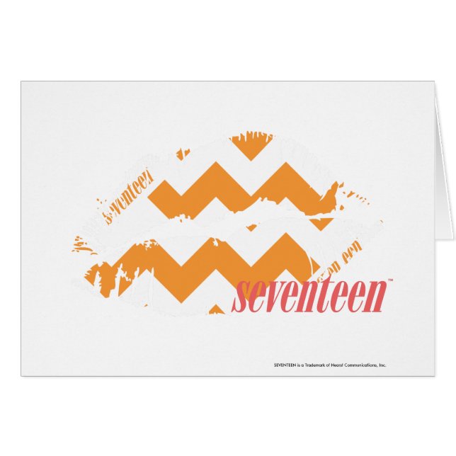 Sicksackorange Hälsningskort (Framsidan Horizontal)