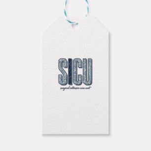 SICU Kirurgisk Intensivvårdsavdelning Vintage T-Sh Presentetikett
