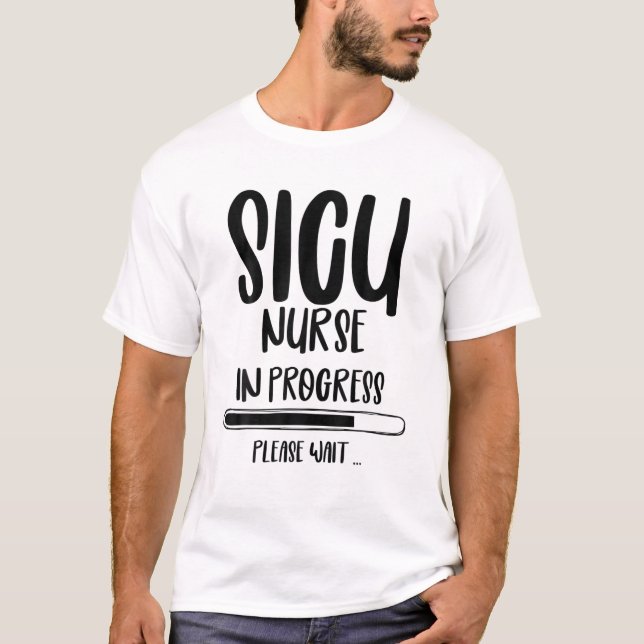 SICU Nurse Squad Surgical ICU Nurses Intensive Gra T Shirt (Framsida)