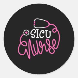 Sicu Nurse Surgical Intensive Care Nursing De Runt Klistermärke