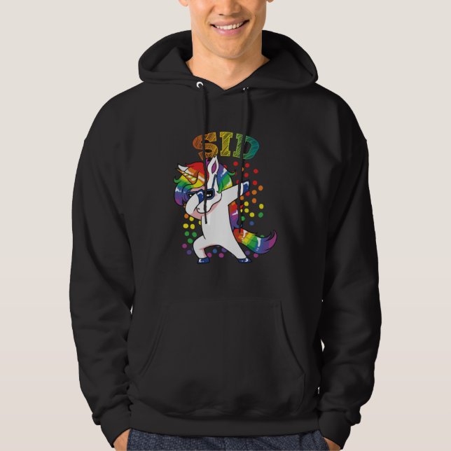 Sid Dabbar Enhörning Hoodie (Framsida)