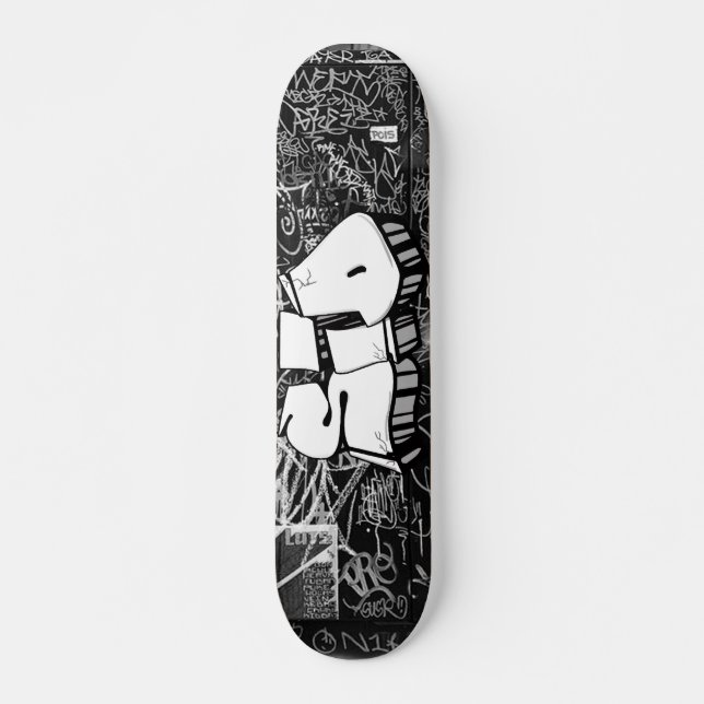 Sid Graffiti Anpassningsbar Personlig Coola Skateb Mini Skateboard Bräda 18,5 Cm (Framsida)