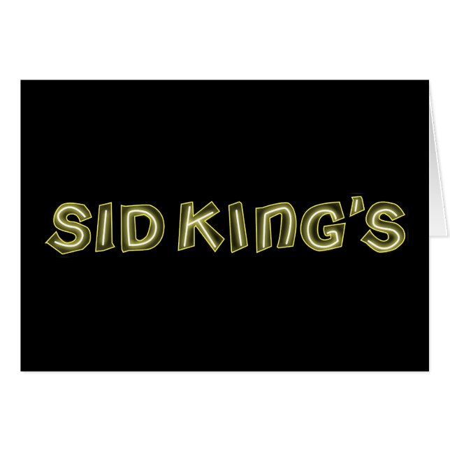 sid kung klubb hälsningskort (Framsidan Horizontal)