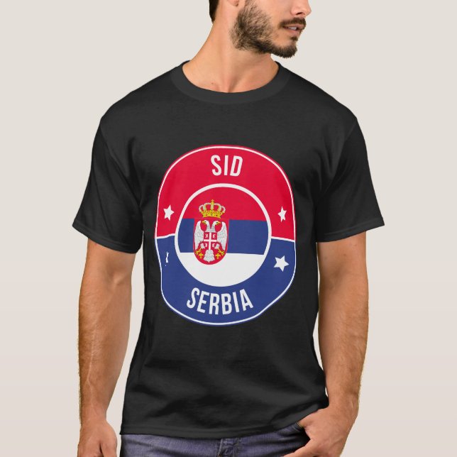 Sid, Serbien Stad T Shirt (Framsida)