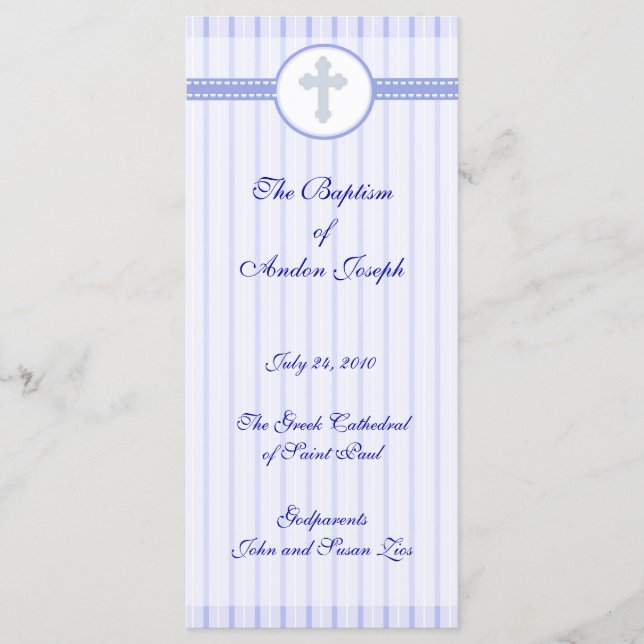 Sida 1/5 Grekisk-ortodoxa kyrkans program för bapt (Framsida)