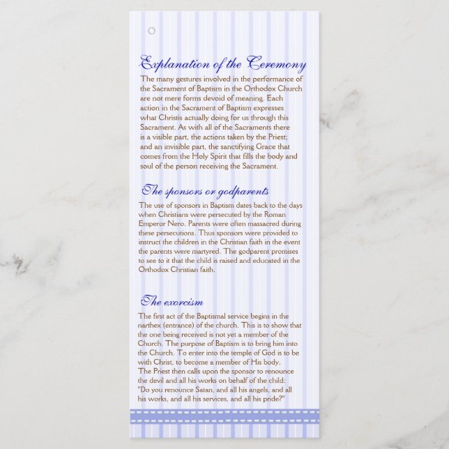 Sida 2/5 Grekisk-ortodoxa kyrkans program för bapt (Framsida)