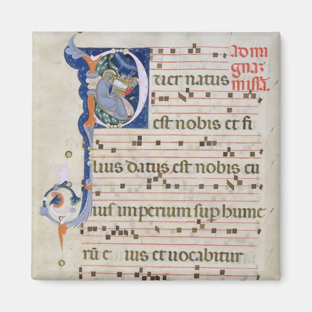 Sida 561 med historiskt inledande "P" som skildrar Magnet (Framsidan)