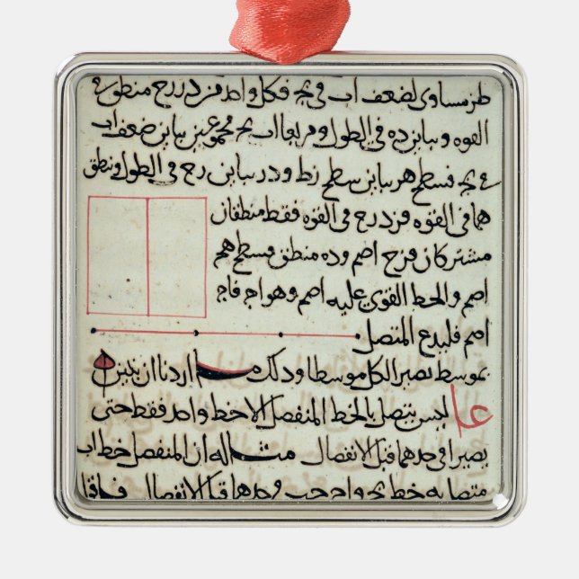 Sida av text från "inslag, en bokgeometri julgransprydnad metall (Framsidan)