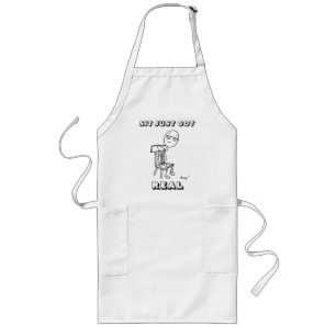 SIDA BARA HAR REAL Apron Långt Förkläde