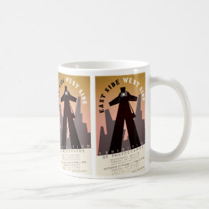 Sida för ~ för östlig sida västra kaffemugg