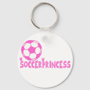 Sida för fotbollPrincess 2 Nyckelring