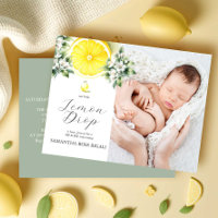 Sida för Lemon Drop-inbjudningar och se