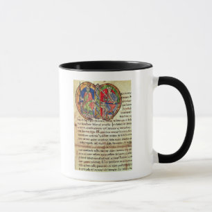 Sida från den charterKelso abbeyen med Mugg