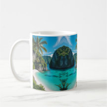 "Sida in i Paradise: Tropical Cove Mugg Escape"