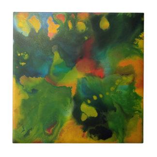 Sida med Johnson Abstrakt Artwork Kakelplatta