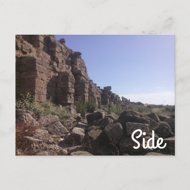 Sida (Turkiet) Vykort (Framsida)