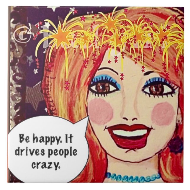 Sida/underlägg/trivet Kakelplatta (Framsidan)