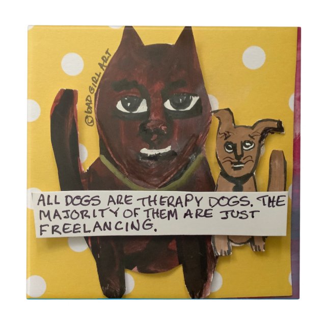 Sida/underlägg/trivet Kakelplatta (Framsidan)