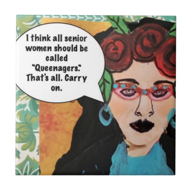 Sida/underlägg/trivet Kakelplatta (Framsidan)