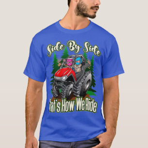 Sida vid sida ATV fyra hjul från vägridån T Shirt