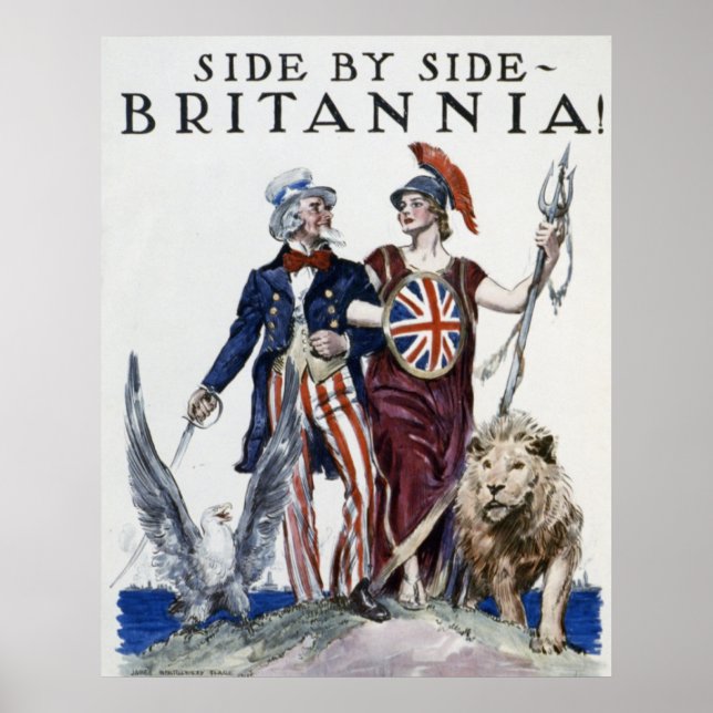 Sida vid sida - BRITANNIEN! Poster (Framsidan)