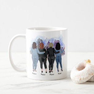 Sida vid sida eller miles från varandra kommer al kaffemugg