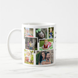 Sida vid sida med sida Miles-familjefoto Kaffemugg