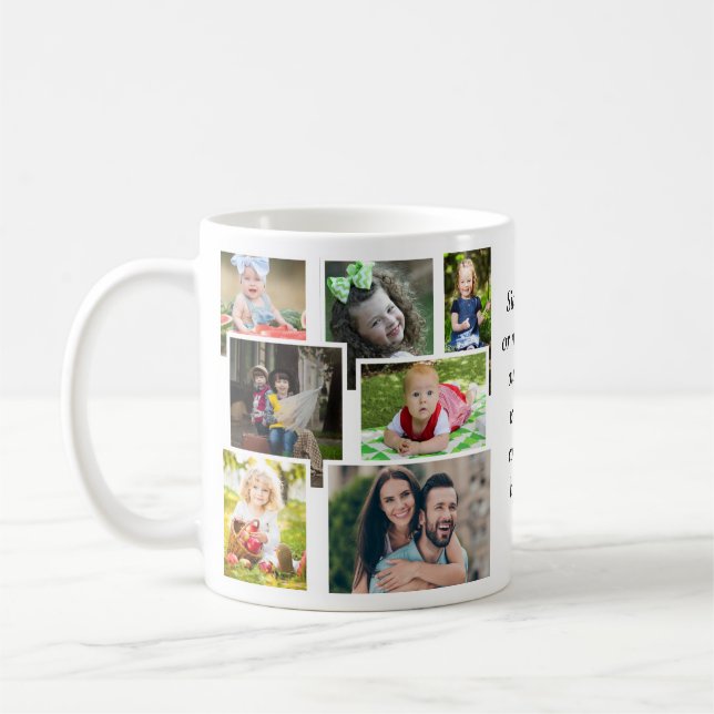 Sida vid sida med sida Miles-familjefoto Kaffemugg (Vänster)
