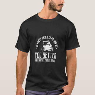 Sida vid sida-vid-sida-Sxs Utility Terrain Fordon T Shirt