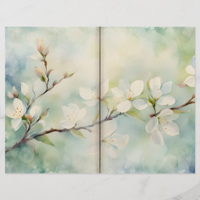Sidan Apple Blommar Journal (Framsida)