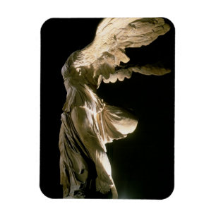 Sidan beskådar av segern av Samothrace (Parian Magnet