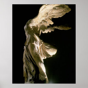 Sidan beskådar av segern av Samothrace (Parian Poster