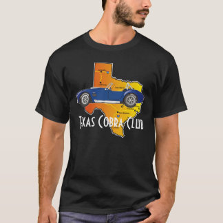 Sidan beskådar, den Texas kobraklubben med T Shirt