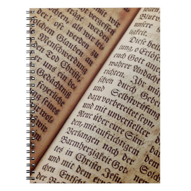 Sidan Bible bok skriver struktur Anteckningsbok (Framsidan)