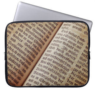 Sidan Bible bok skriver struktur Laptop Fodral