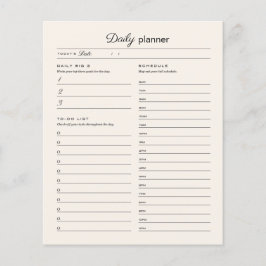 Sidan Daglig planerare