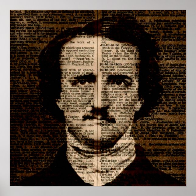 Sidan Edgar Allan Poe Dictionary Poster (Framsidan)
