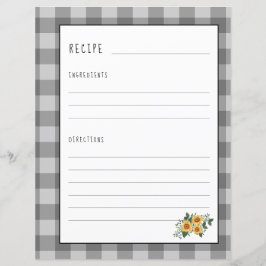 Sidan Farmous Recept for cookbook binder Organizer