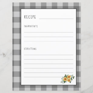 Sidan Farmous Recept for cookbook binder Organizer