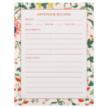 Sidan Led Appetizer Recipe | Blommigt för uppbloss