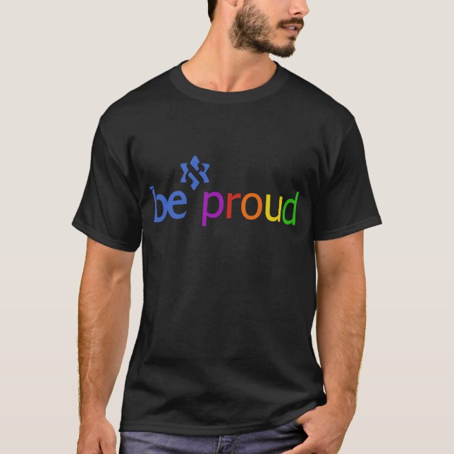 SidBE_proud_rainbow upplaga 2 Tee Shirt (Framsida)